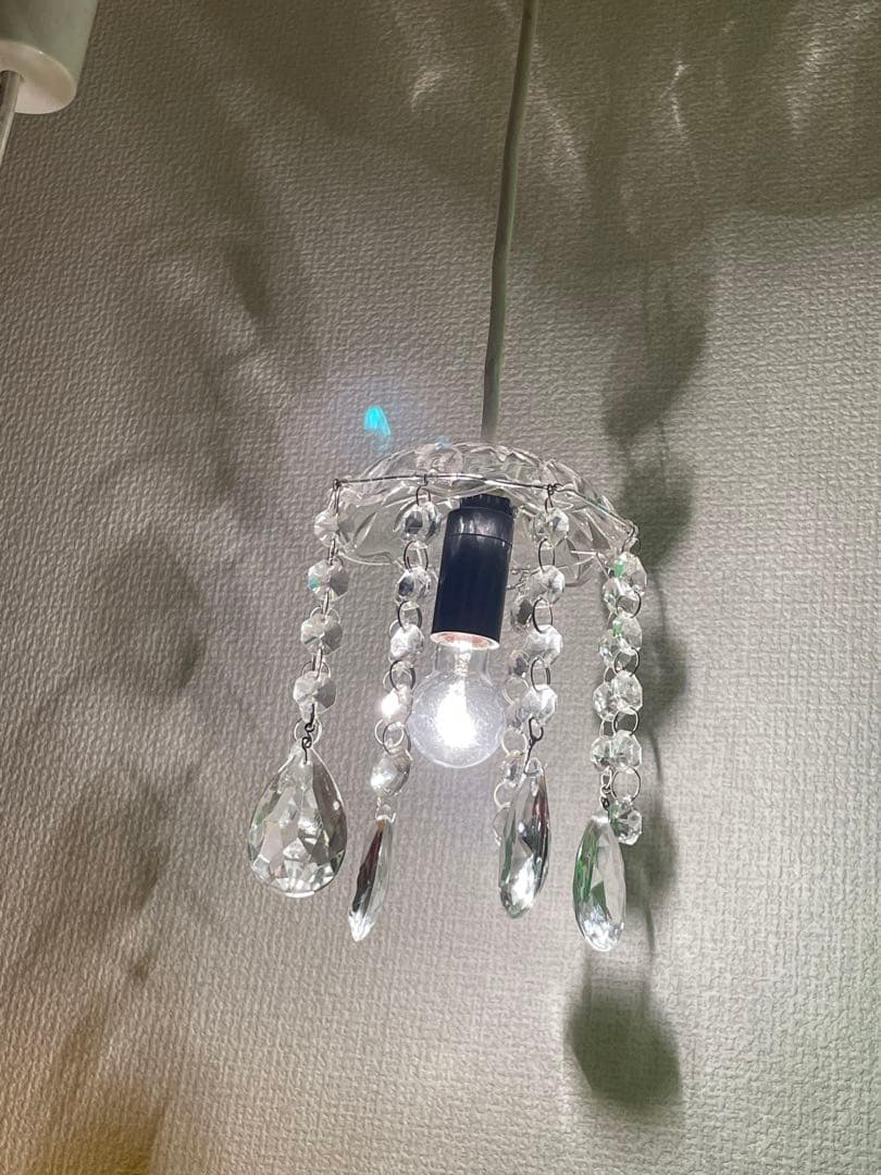 シャンデリア　ペンダントランプ　ライト　1灯　レトロ　アンティーク