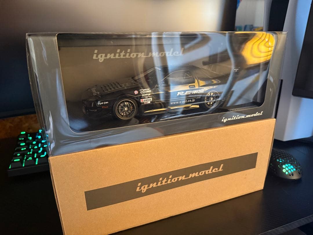 希少　イグニッションモデル 1/18 FC3S RE雨宮　RX-7 サイン入り