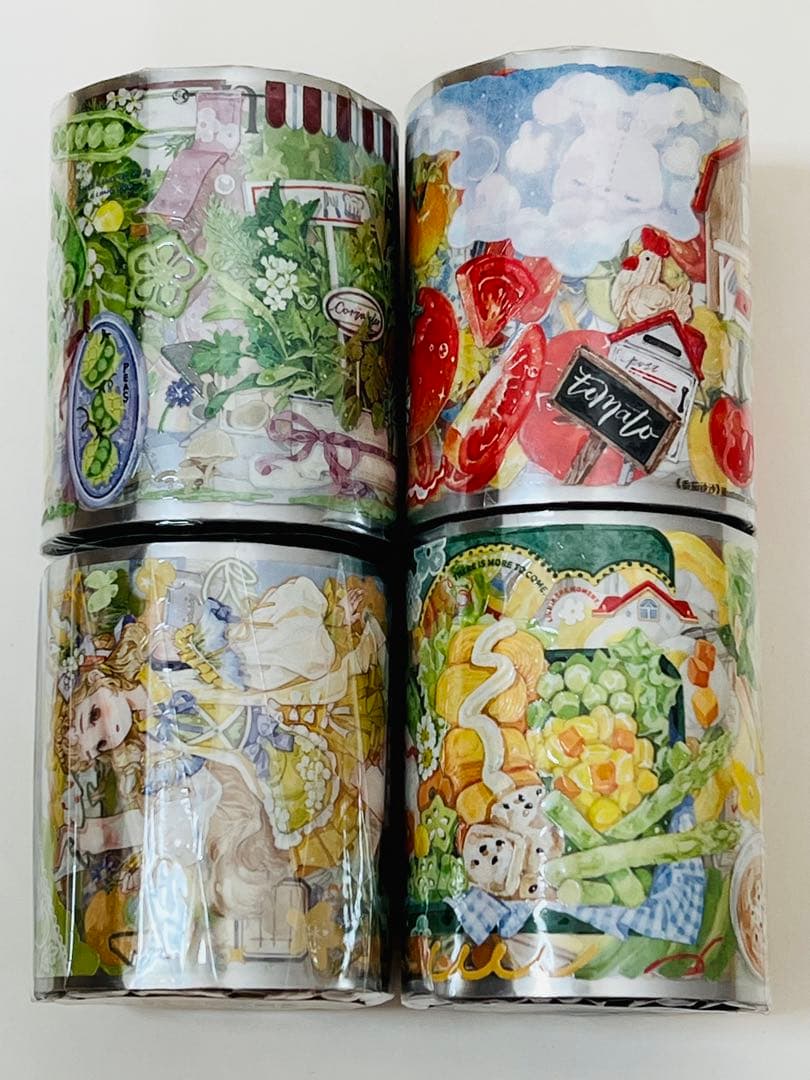 海外　人物　マスキングテープ　NeiNei 野柚 4点⚠️水晶pet（310287