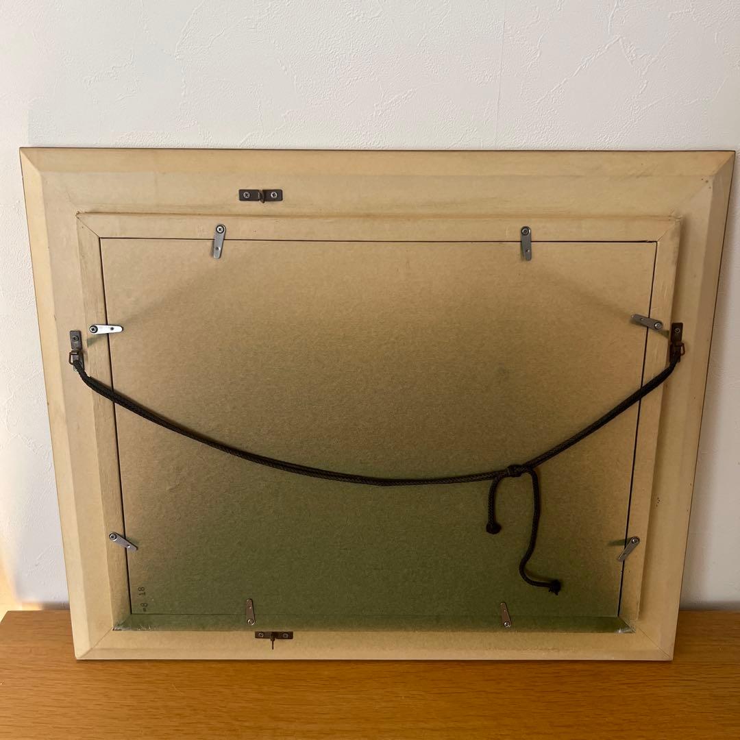 三宅すず作　油彩画 ゴールドフレーム　1964年