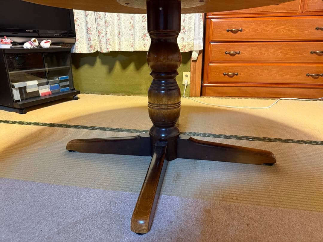 メ*ー様 【O-2059】飛騨産業 キツツキ ダイニングテーブル ラウンド