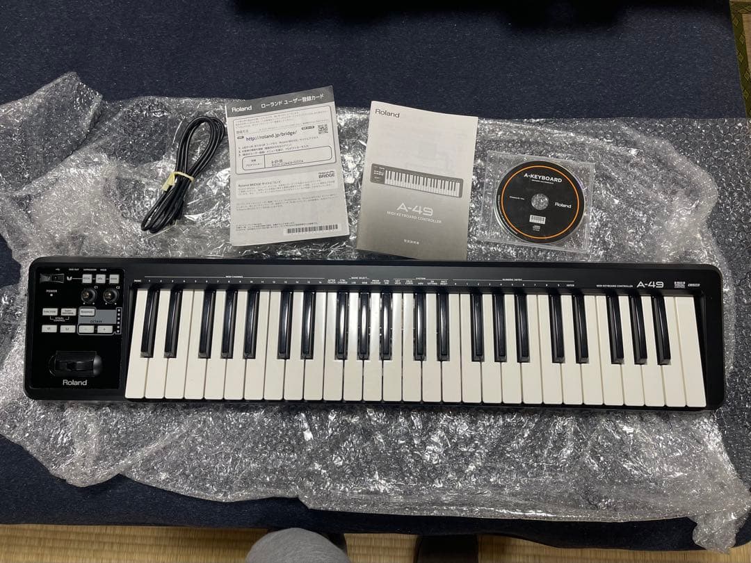 Roland A-49 MIDIキーボードコントローラー　ブラック