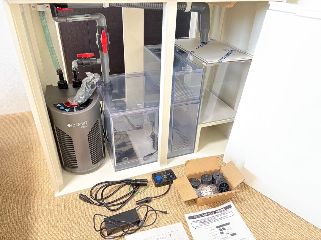 オーバーフロー水槽900×450×H500　引き取り限定