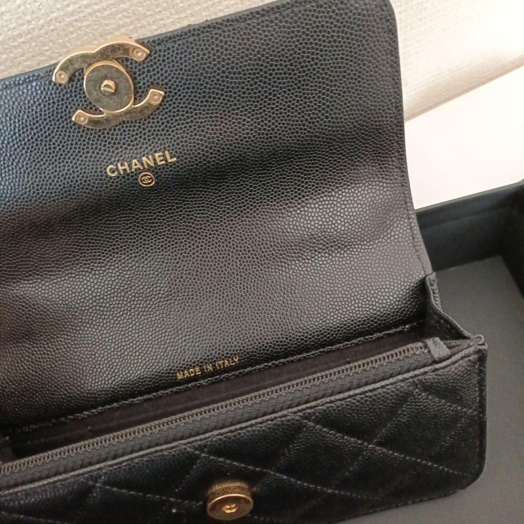 CHANEL シャネル ブラック キルティング ショルダーバッグ