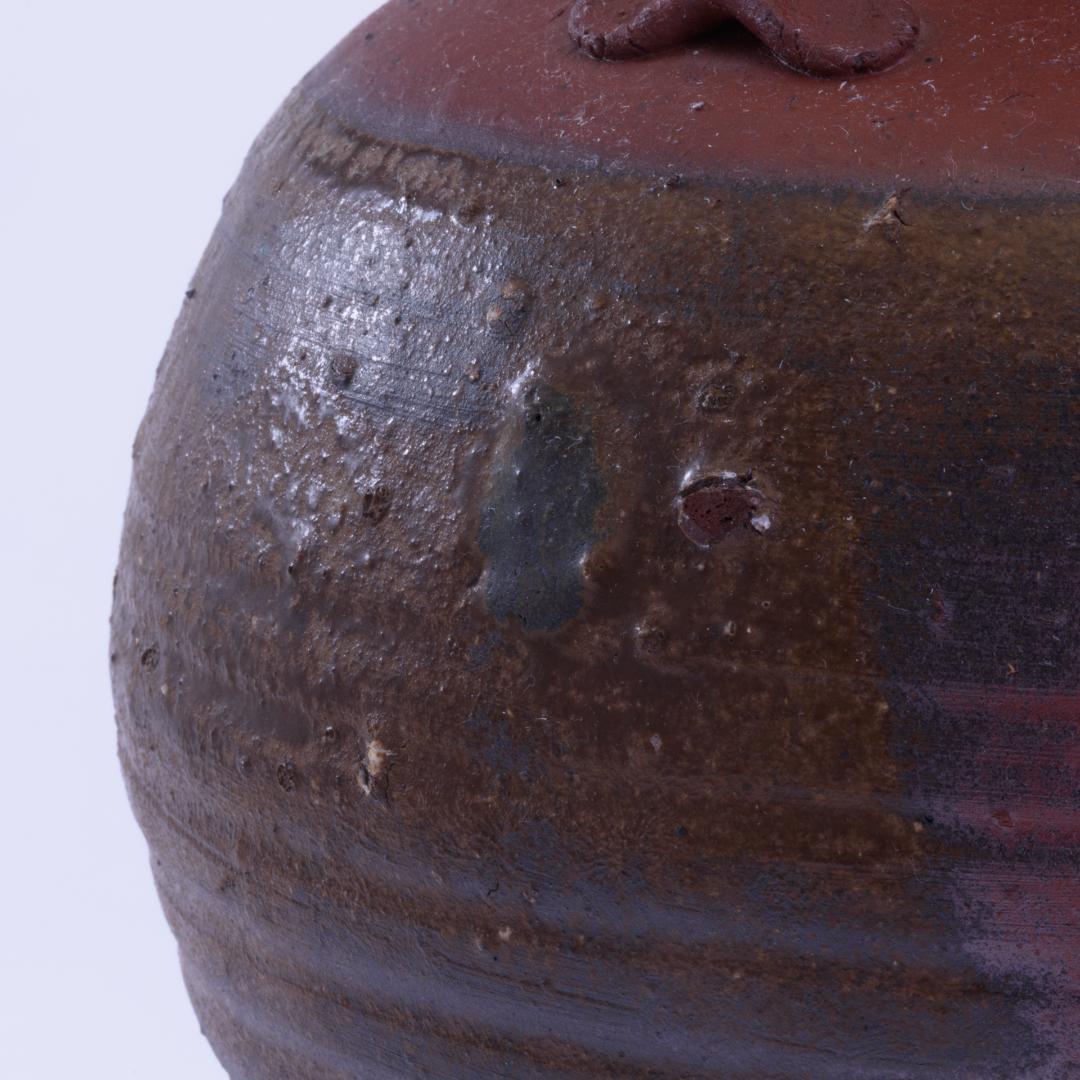 備前焼　茶道具　華道具　骨董品　高さ約260mm　幅約220mm