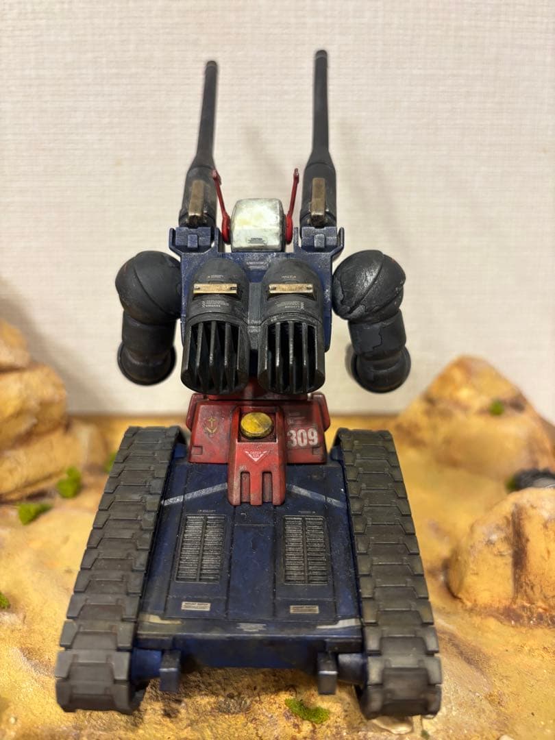 HG 1/144 ガンタンク 、ガンキャノン、ジオラマベースの3点セット