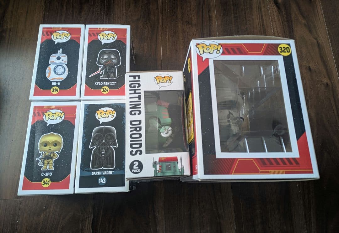 funko pop スター・ウォーズ ダースベイダー等　６点セット
