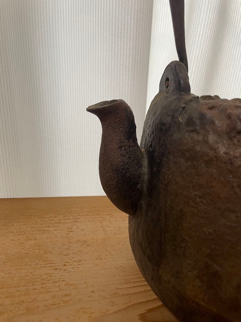 茶道具 龍文堂造 手取釜 釣釜 炉釜