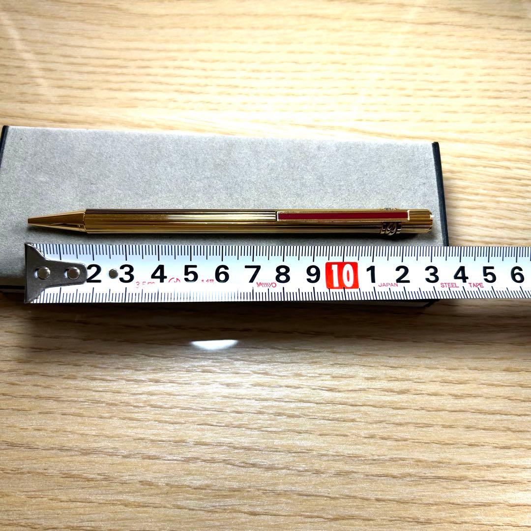 カルティエ トリニティ ドゥ ロゴ入り ツイスト式 ボールペン ゴールドボルドー