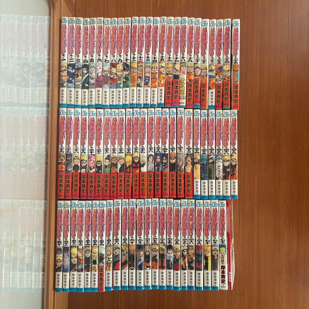 帯付き・初版多数 NARUTO ナルト 1巻〜72巻 全巻セット 完結
