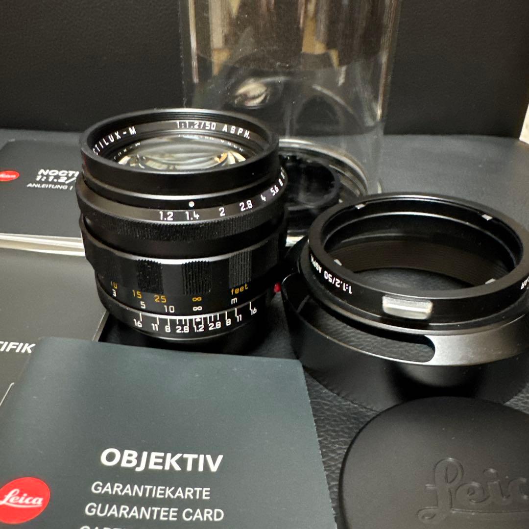 美品！ライカ　LEICA NOCTILUX-M 1:1.2/50 ASPH.