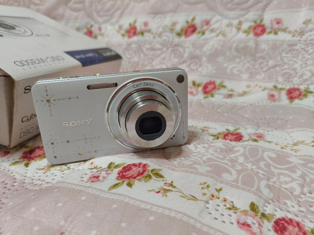 SONY ★ソニーセイバーショット　カメラUSED★DSC-W350D ホワイト