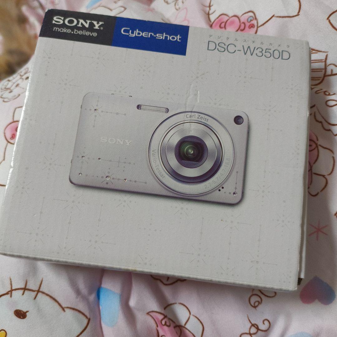 SONY ★ソニーセイバーショット　カメラUSED★DSC-W350D ホワイト