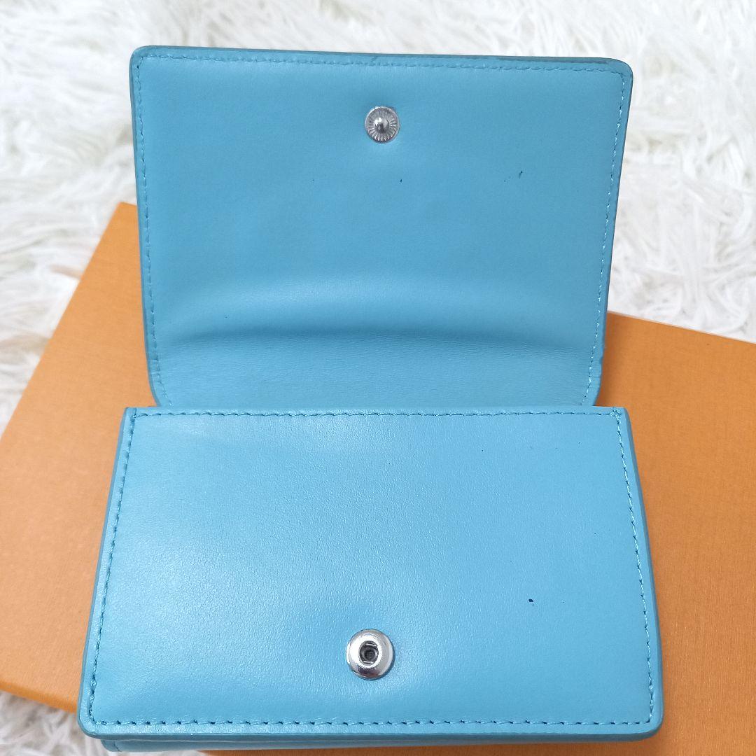 DIESEL　1DR　tri-fold coin　ウォレット　三つ折り財布　青