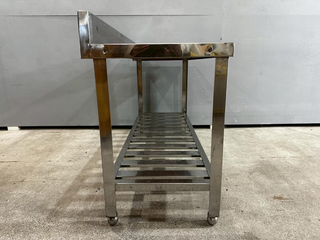 ステンレス製 BG付作業台 作業台 調理台 業務用 厨房機器 店舗 RW359