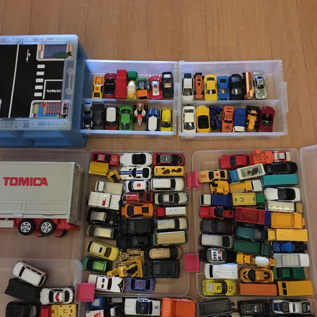 TOMIKA トミカ170台&トミカ2段収納ボックス　大量　セット　まとめ売り