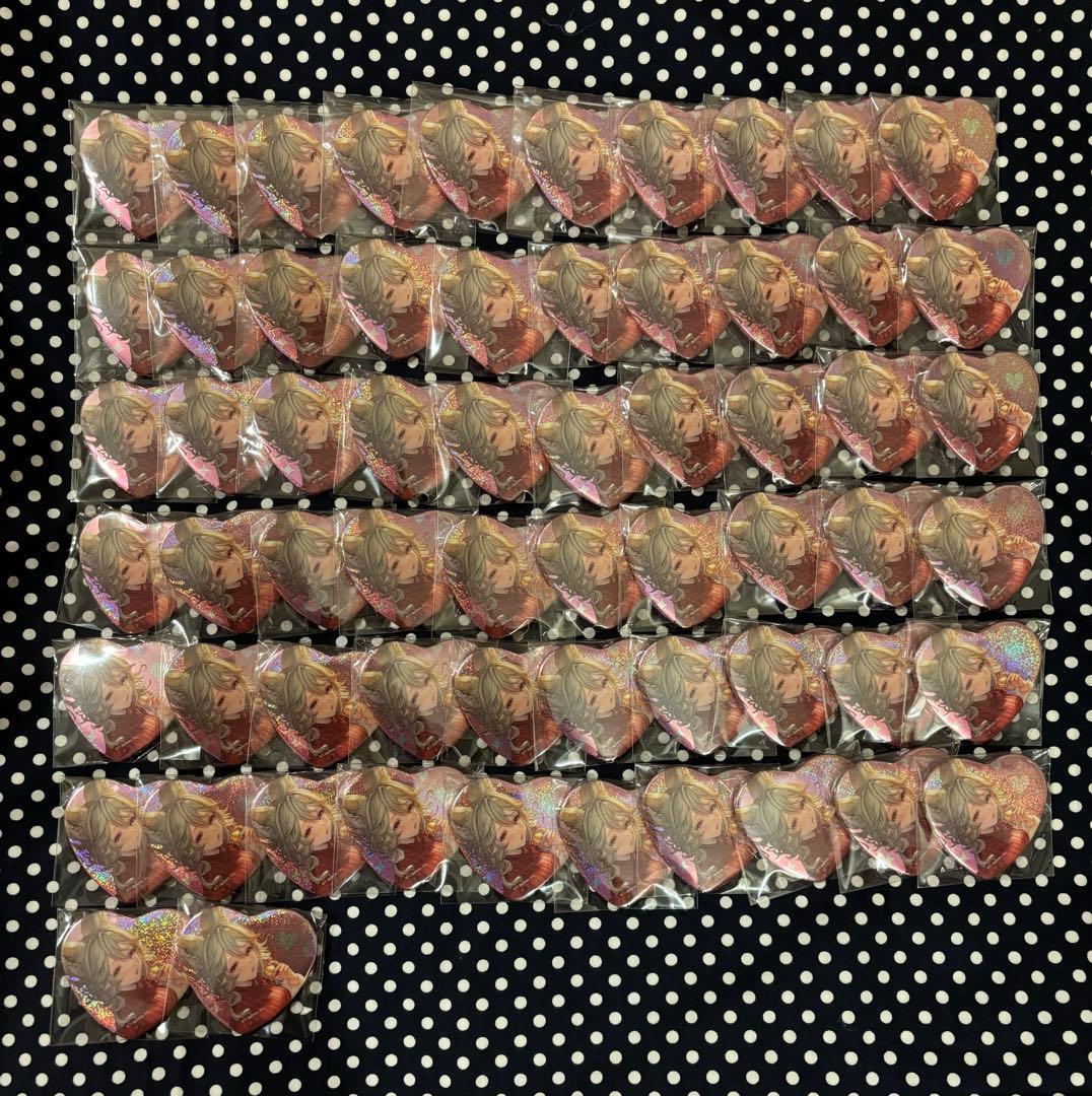 グラブル ハート型缶バッジ セン 62点