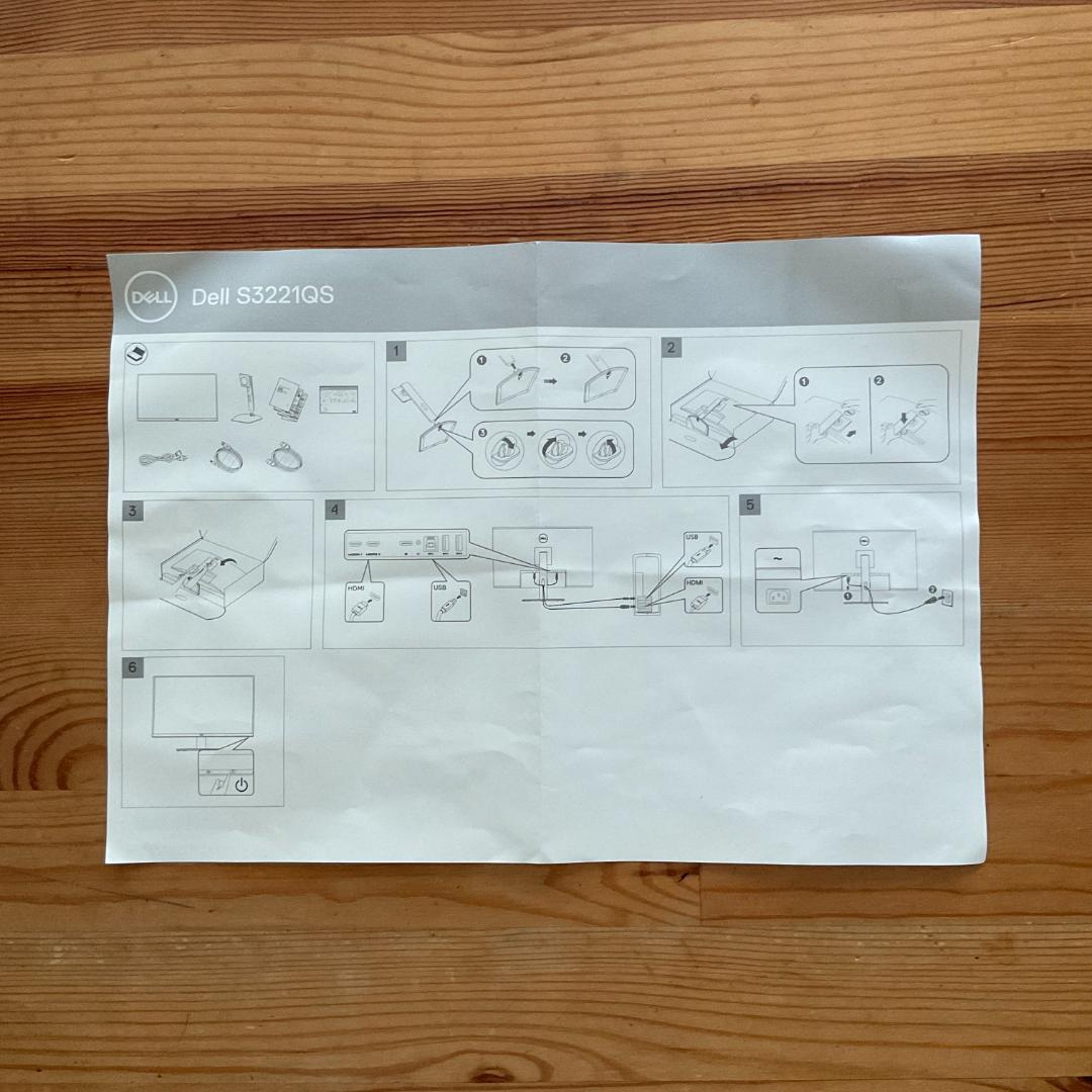 Dell S3221QS 31.5インチ 曲面4Kモニター ディスプレイ
