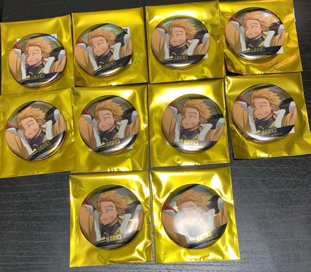 僕のヒーローアカデミア　東急コラボ　ホークス　メタル缶バッジ　10個セット