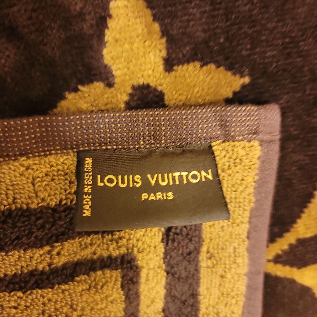 ルイヴィトン　LOUIS VUITTON ビーチタオル　モノグラム　ブラウン