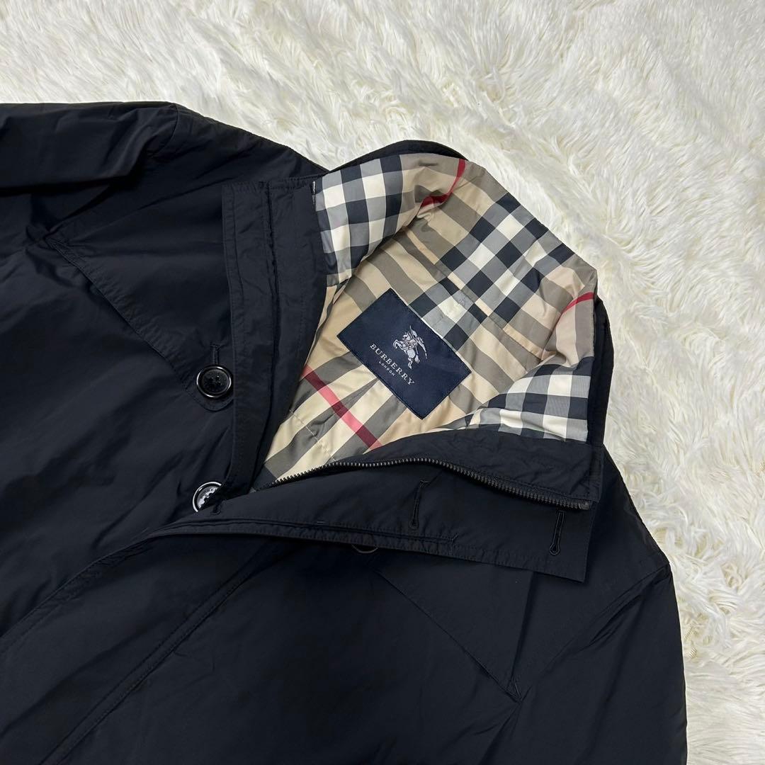 【極美品/L】バーバリーロンドン ダウンコート ダウンライナー メガノバチェック