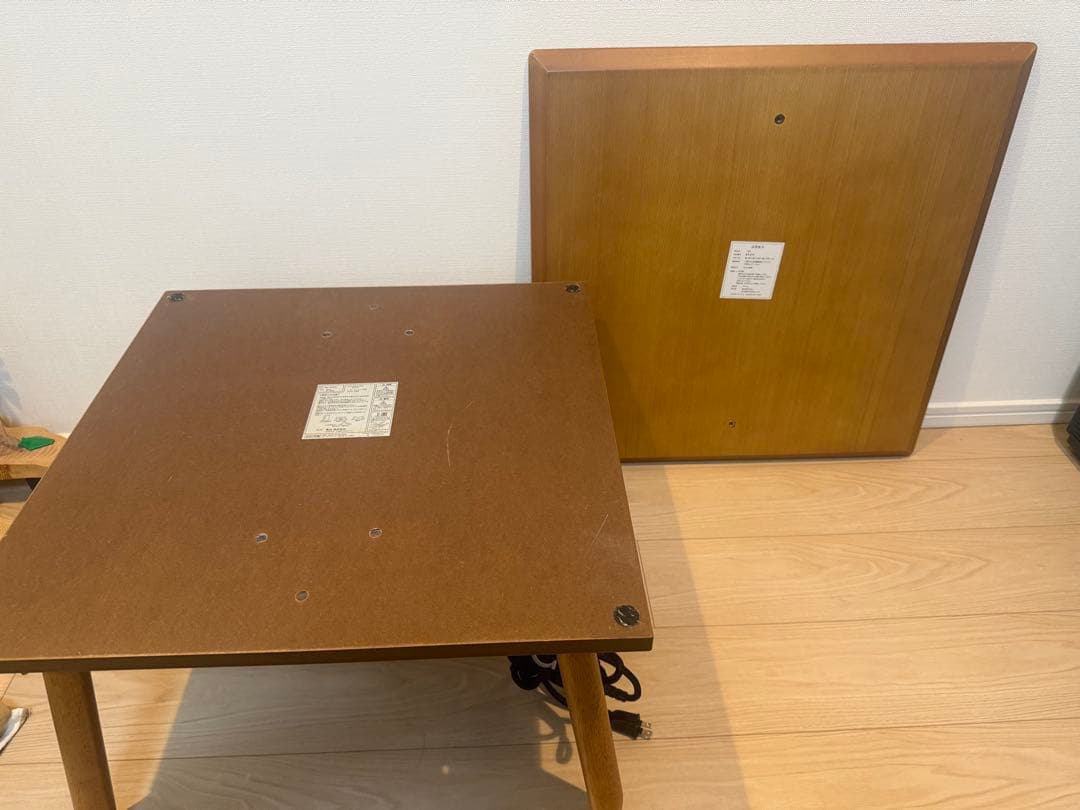 こたつテーブル　正方形　W60 x D60 x H36.5cm