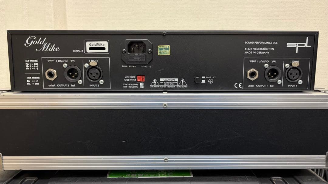 SPL Gold Mike Model 9844真空管マイクプリアンプ