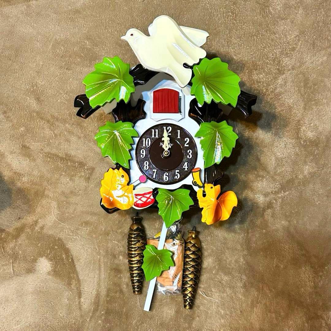 動作確認済み◆昭和レトロ マルマン 鳩時計 森のオーケストラ◆希少ビンテージ