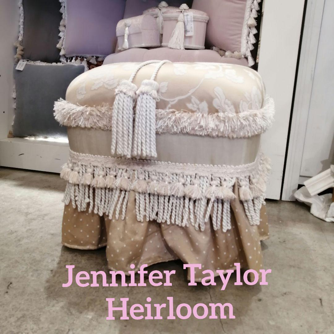 Φ【美品】ジェニファーテイラー Heirloom オットマン フットスツール ②