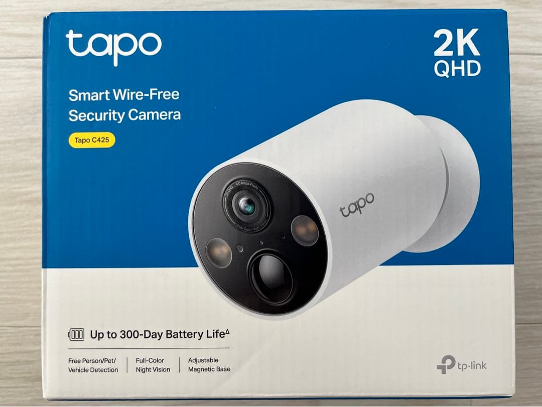 Tapo C425 2K QHD ワイヤレス防犯カメラ