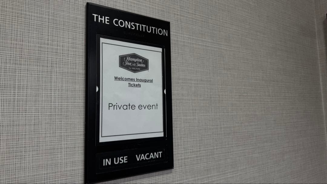 超希少2025年トランプ大統領就任式招待券(ピンク)