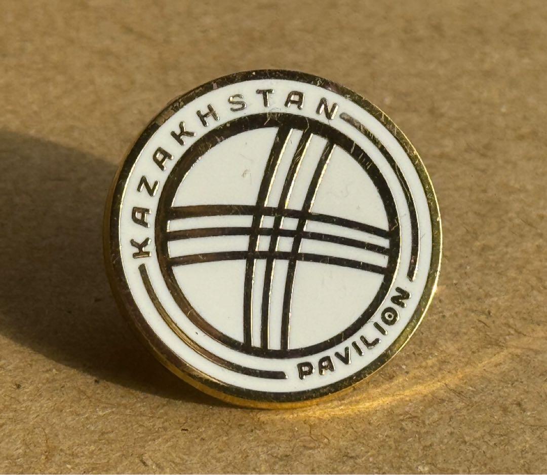 Expo2025 カザフスタン　パビリオン　ピンバッジ　コモンズ館