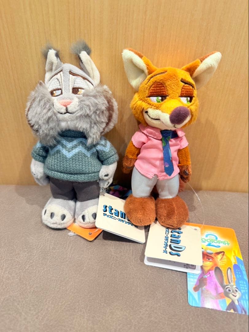 ニック・ワイルド パウバート ぬいぐるみ Disney stanDs ズートピア