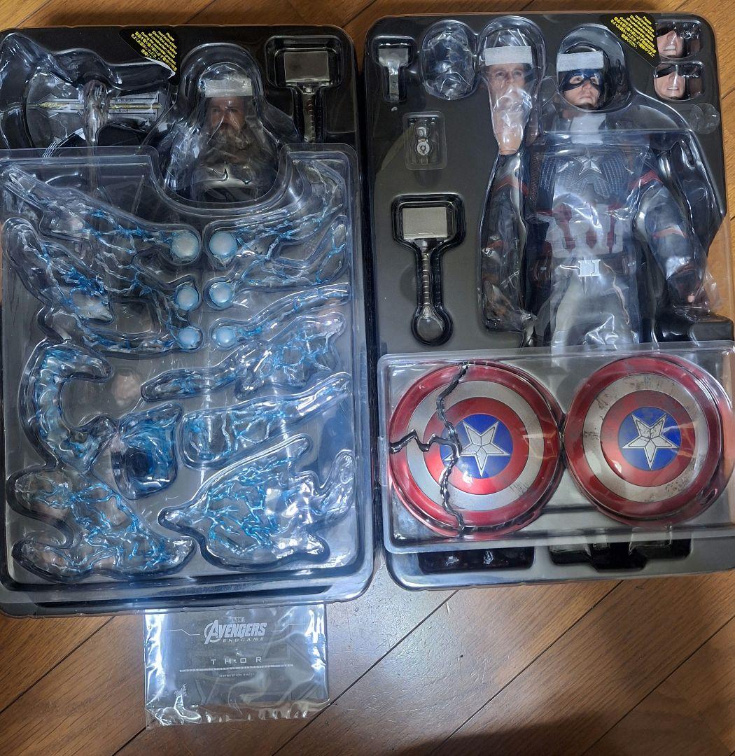 ズ*ン様 ホットトイズ　キャプテンアメリカ　マイティソー　エンドゲーム　セット
