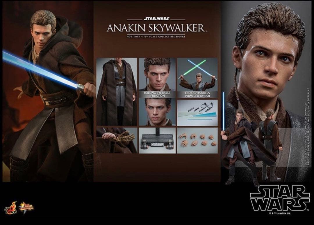 【新品未開封】ホットトイズ ムービー マスターピース アナキン スカイウォーカー