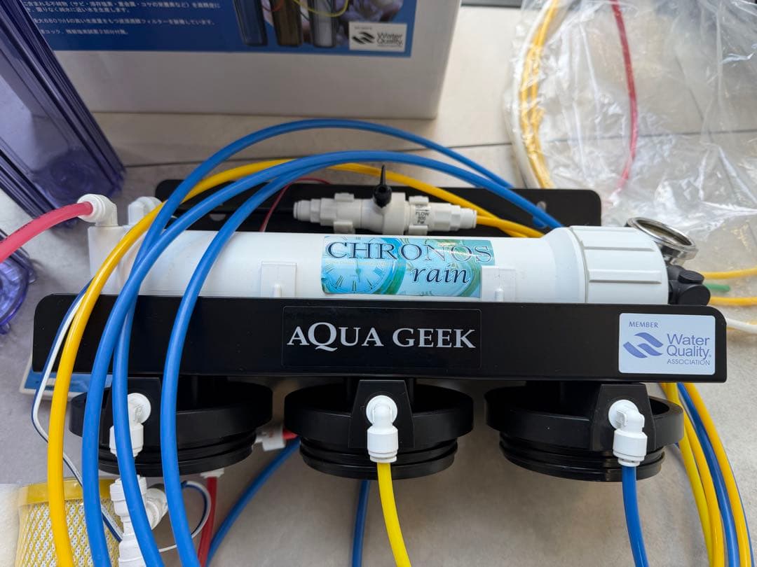 クロノスレイン　アクアギーク　説明書、箱あり　TDSモニター付　カートリッジ新品