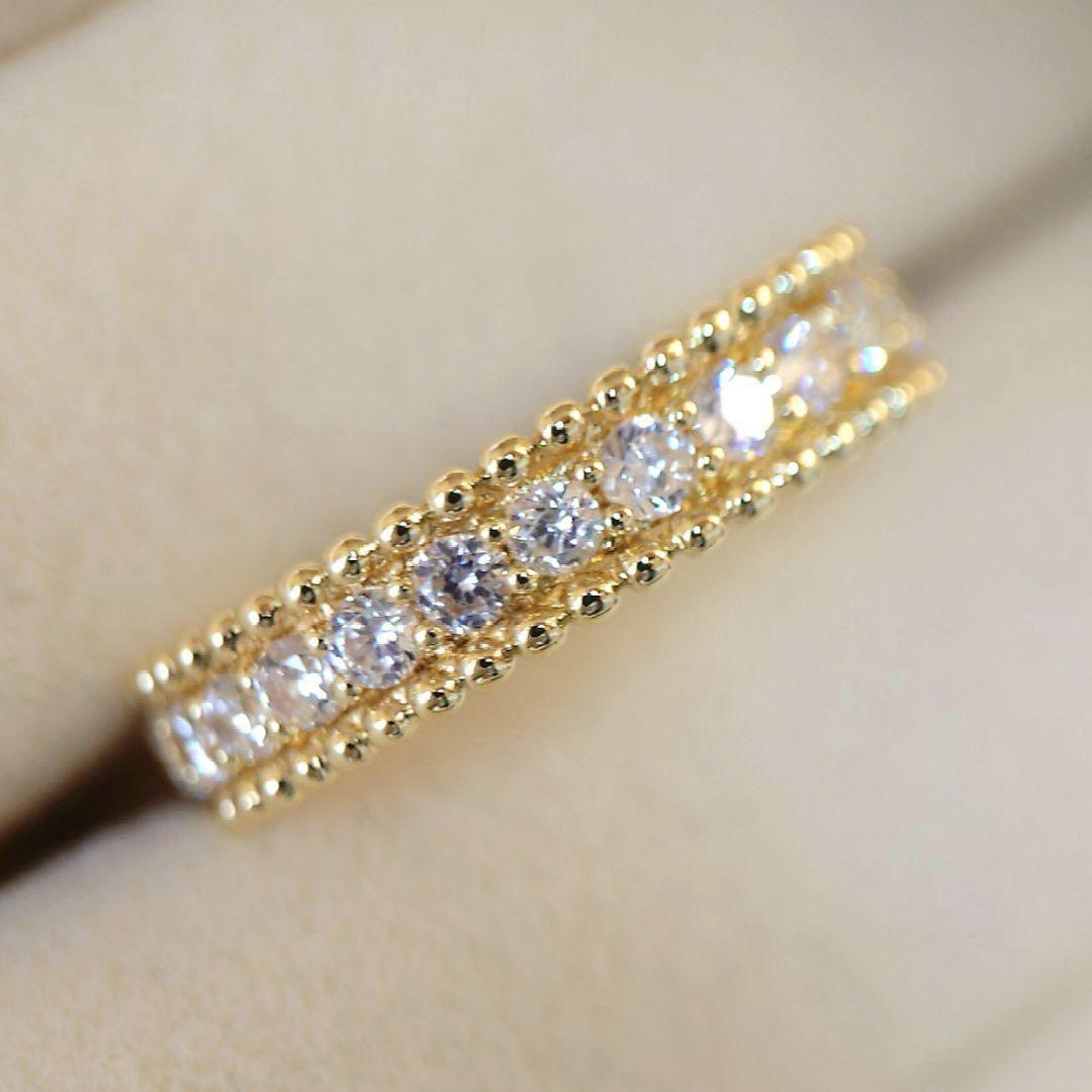 2525 高級 sona ダイヤモンド フルエタニティ リング ゴールド 限定