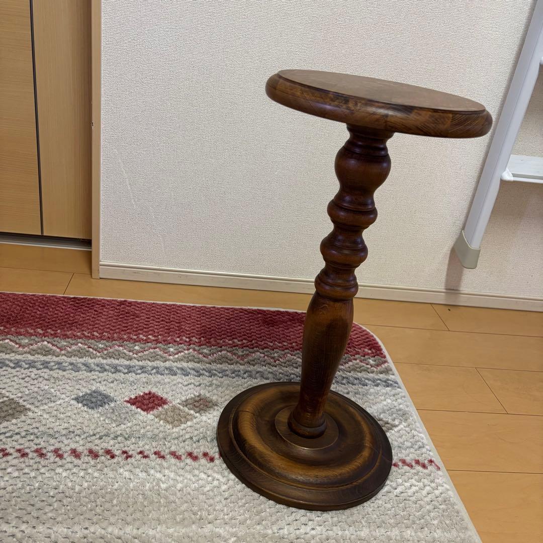 イタリア製ドマン Demain 花台　サイドテーブル　インテリア 家具 木製