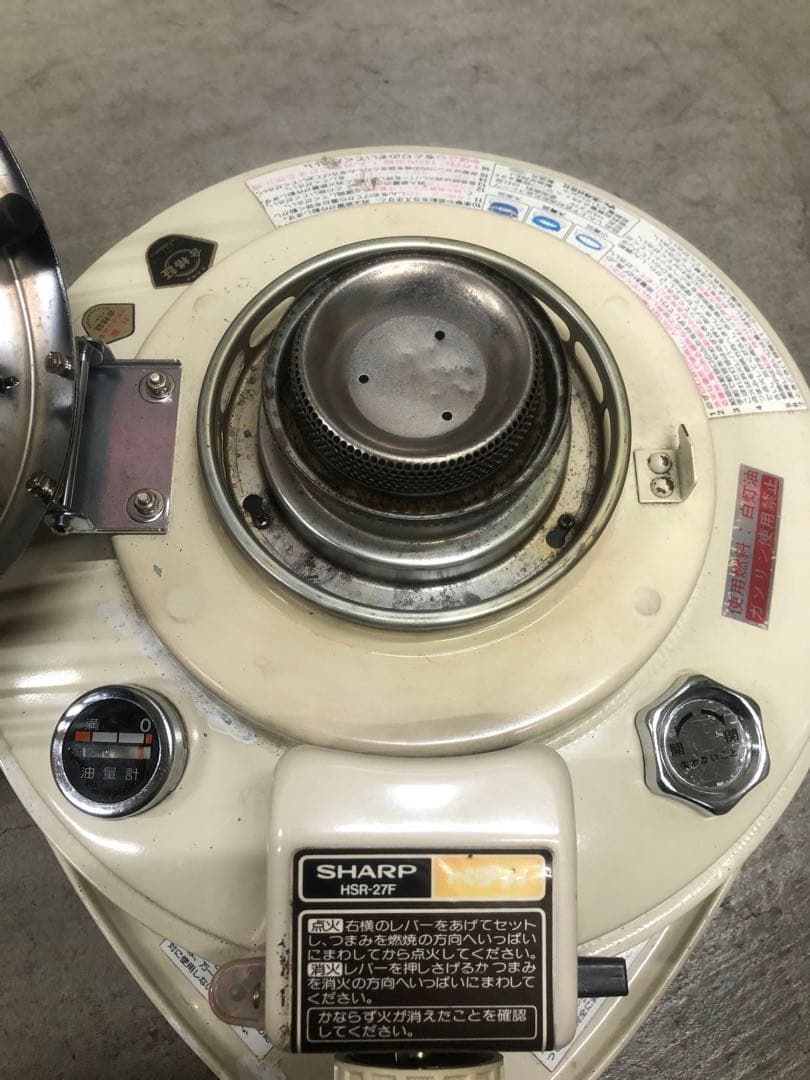 シャープ石油ストーブ　ＨＳＲ-２７Ｆ　　ペチカ　和製アラジン　ガラス芯仕様