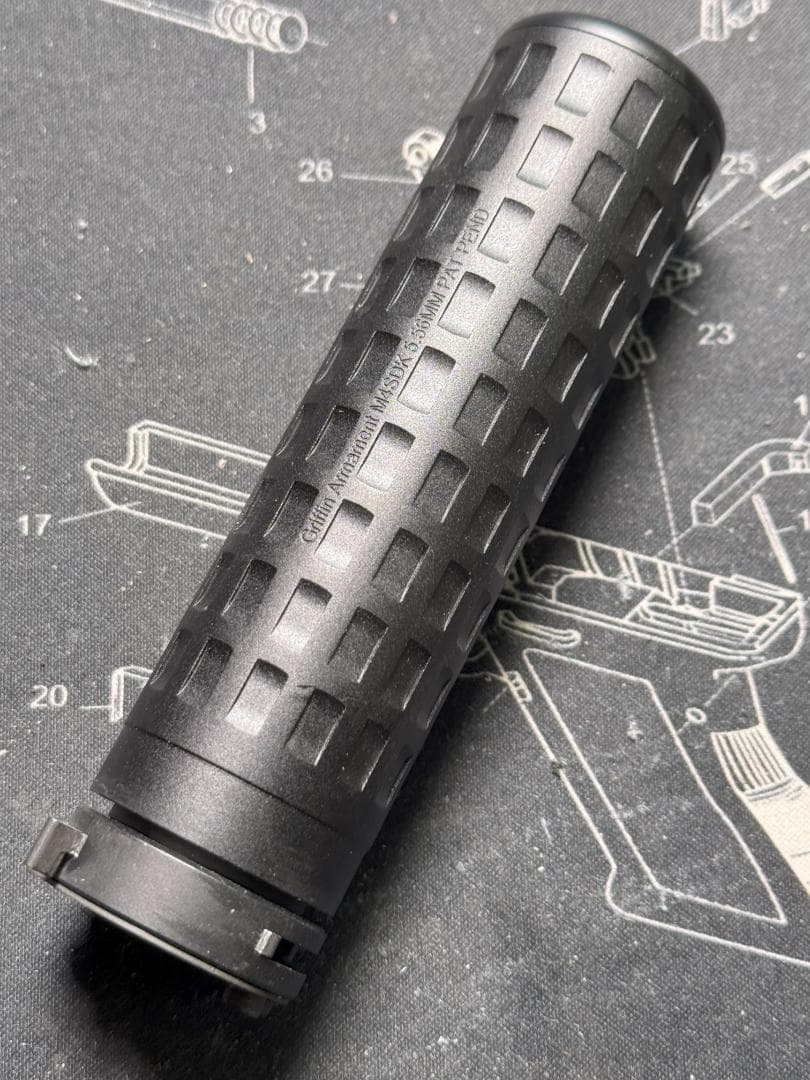 PTS Griffin Armament M4SD-K モックサプレッサー