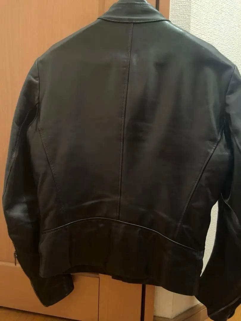 マルジェラ ハの字　八の字　ライダース　レザージャケット　5zip 馬革