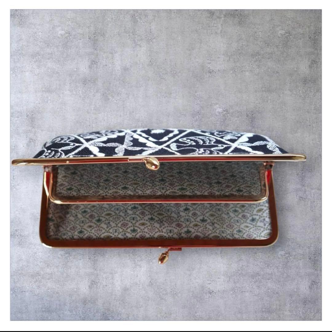 ミナペルホネン 仕切りがま口