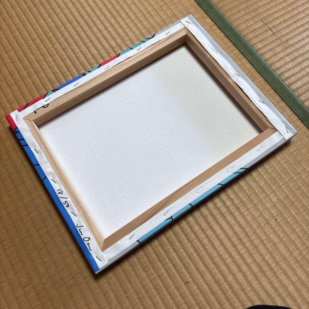 JUN OSON/ジュン・オソン(HEROES)キャンバスにスクリーンプリント