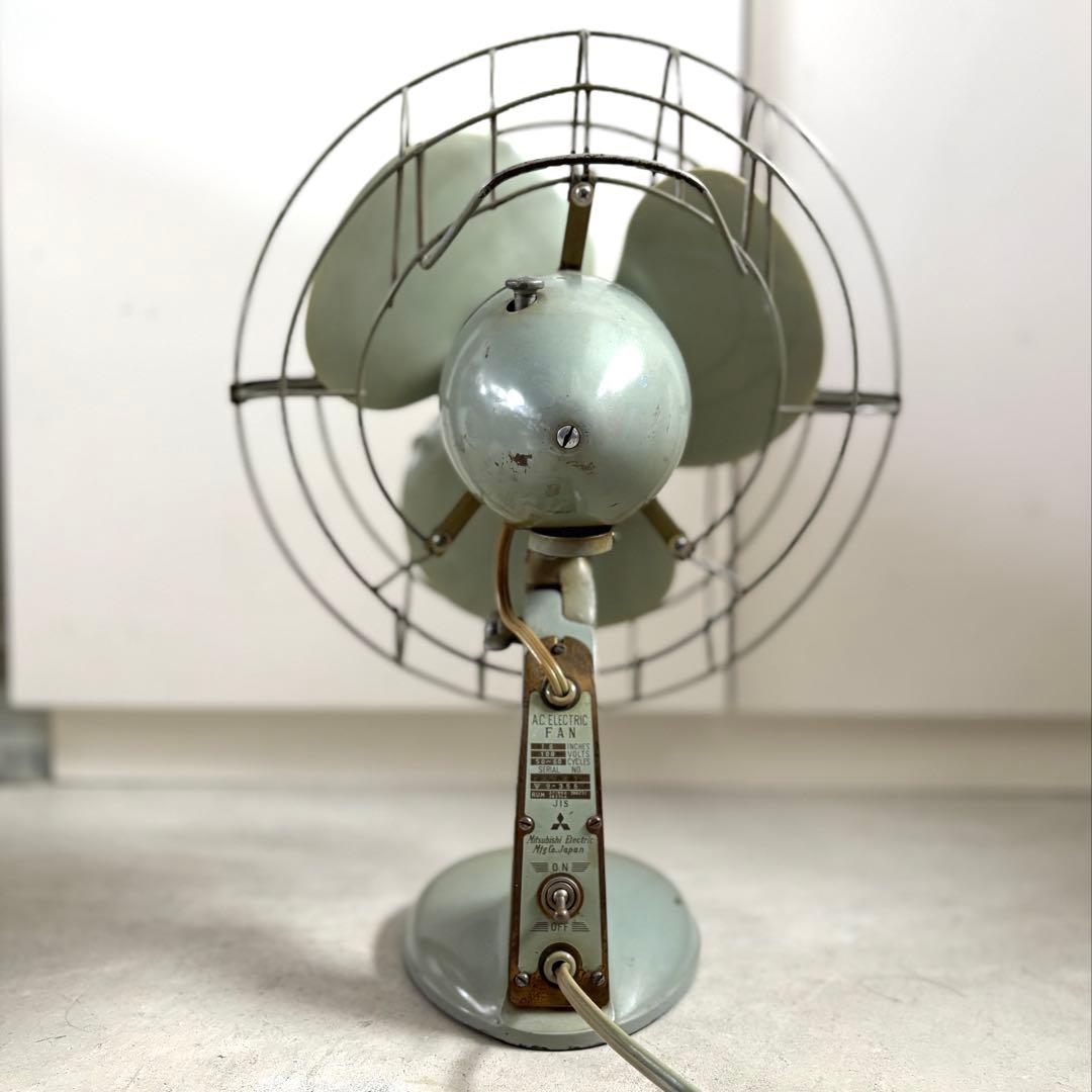 再値下げ☆希少・レトロ 扇風機 MITSUBISHI三菱　シャビー