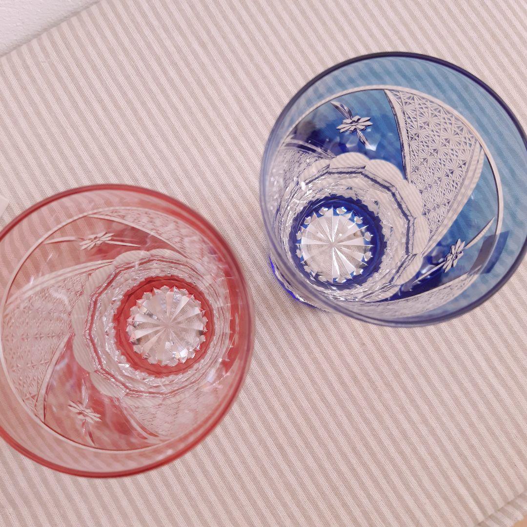 【新品】KAGAMI CRYSTAL 篠崎英明氏 作品 ペアタンブラー グラス