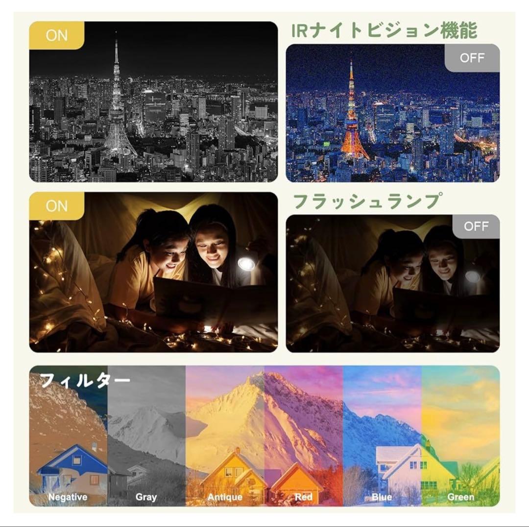 8K ULTRA HD ビデオカメラ 64MP