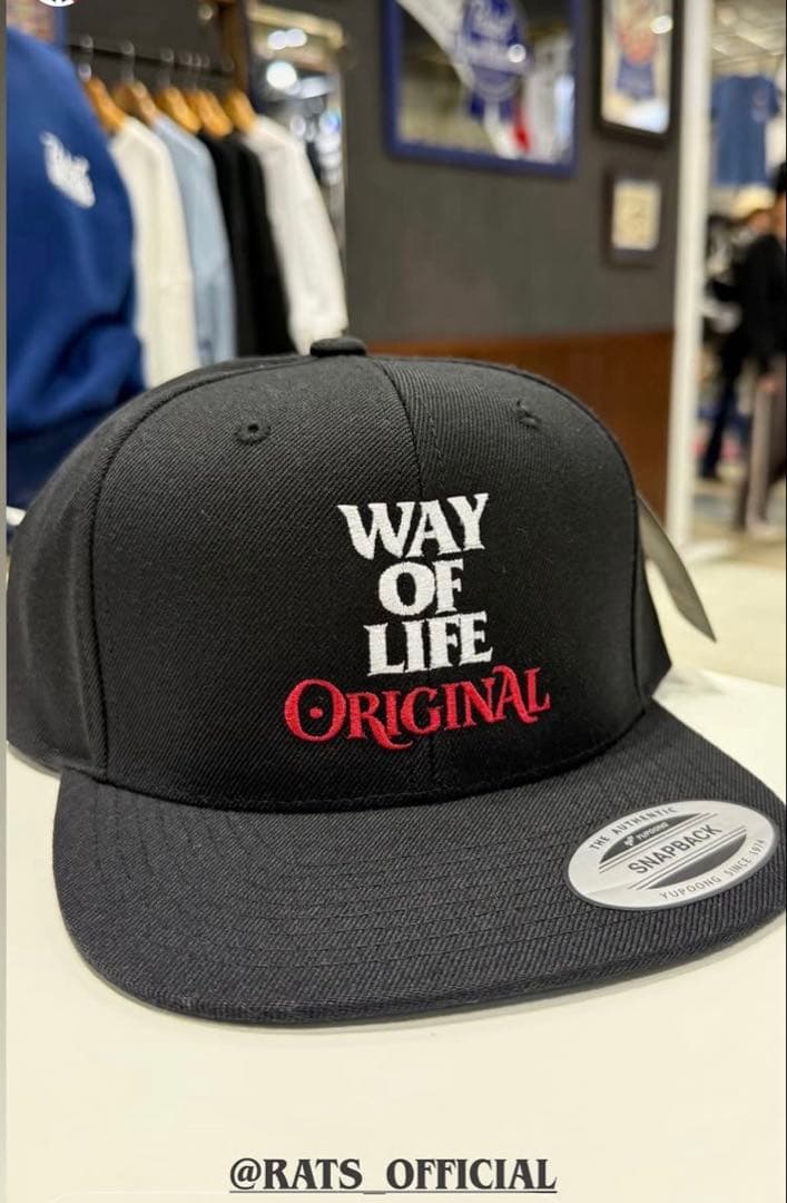RATS Pabst Blue Ribbon WAY OF LIFE キャップ