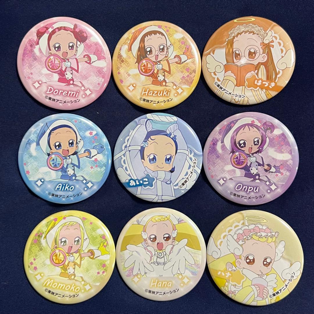 おジャ魔女どれみ　カラオケの鉄人　トレーディング缶バッジ　9種セット