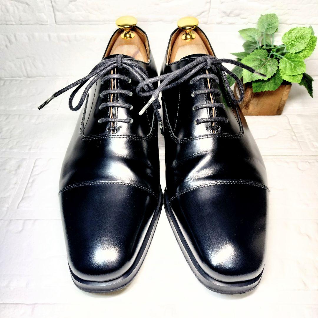 【極美品】　大人気　リーガル　ストレートチップ　 ブラック 　24.0cm