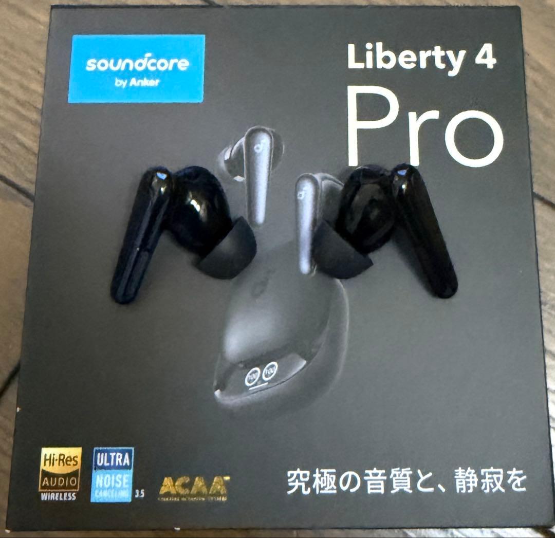 soundcore Liberty 4 Pro ワイヤレスイヤホン ブラック